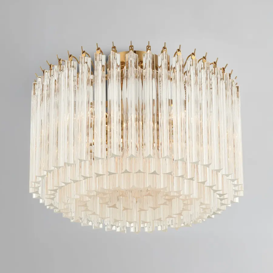 Luxurious Mid-Century Elegance with Hand-Cut Crystal-Like Glass - Image 7