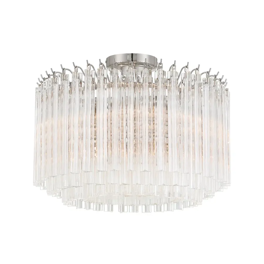 Luxurious Mid-Century Elegance with Hand-Cut Crystal-Like Glass - Image 10