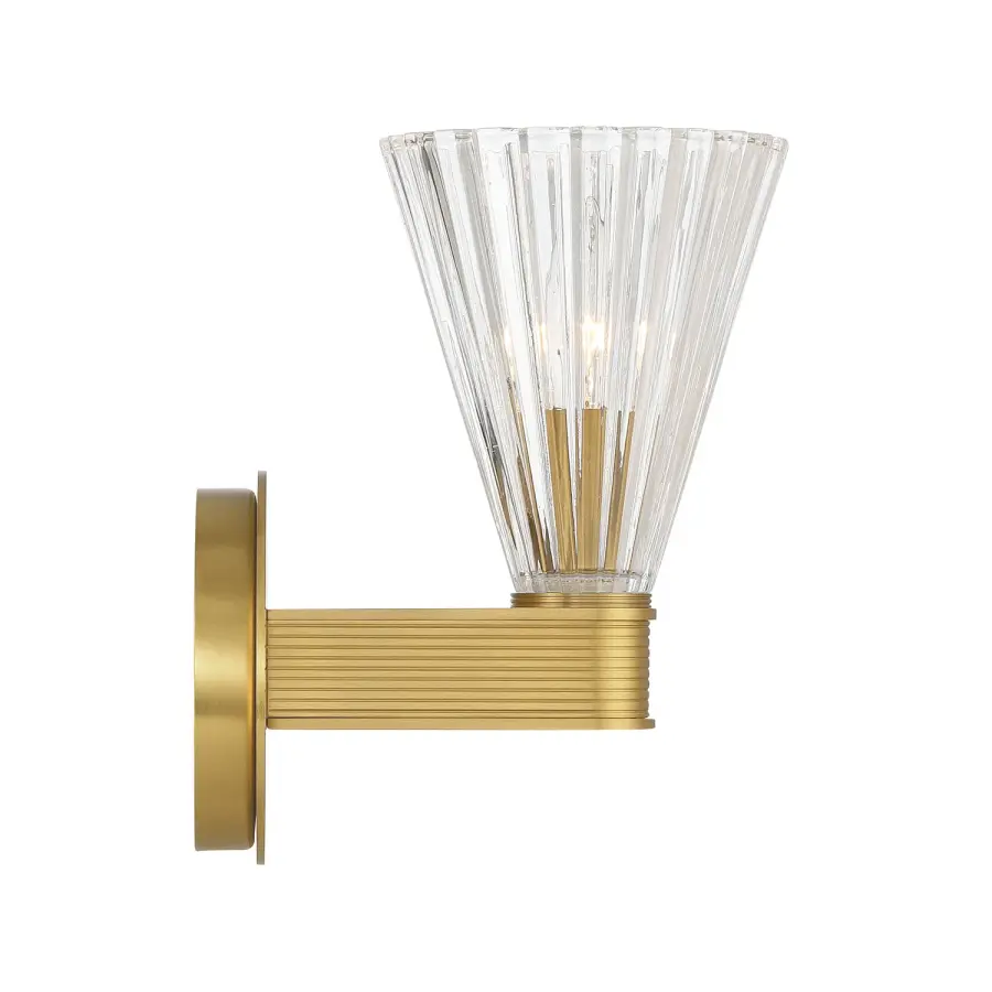 Lotus 5.5" Sconce in Luxe Gold - Image 4