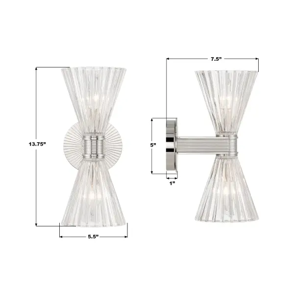 Lotus 5.5" Sconce in Luxe Gold - Image 15