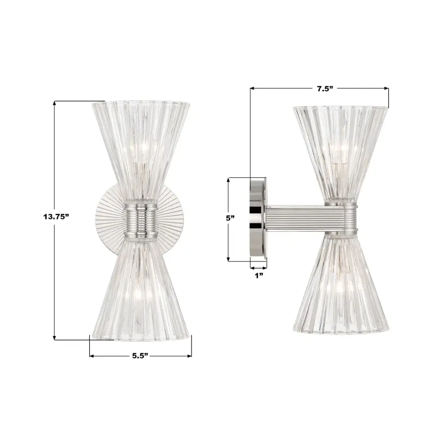 Lotus 5.5" Sconce in Luxe Gold - Image 15