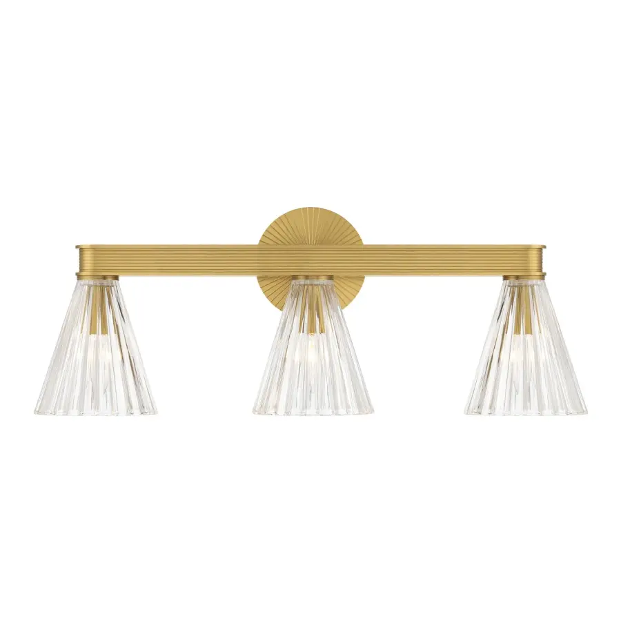 Lotus 23.5" Bathroom Vanity Light in Luxe Gold - Image 1