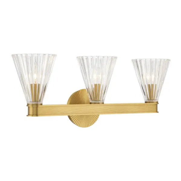 Lotus 23.5" Bathroom Vanity Light in Luxe Gold - Image 3