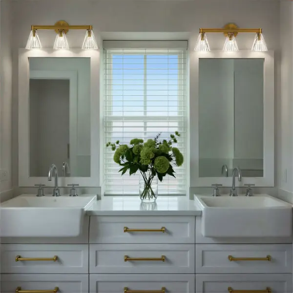 Lotus 23.5" Bathroom Vanity Light in Luxe Gold - Image 6