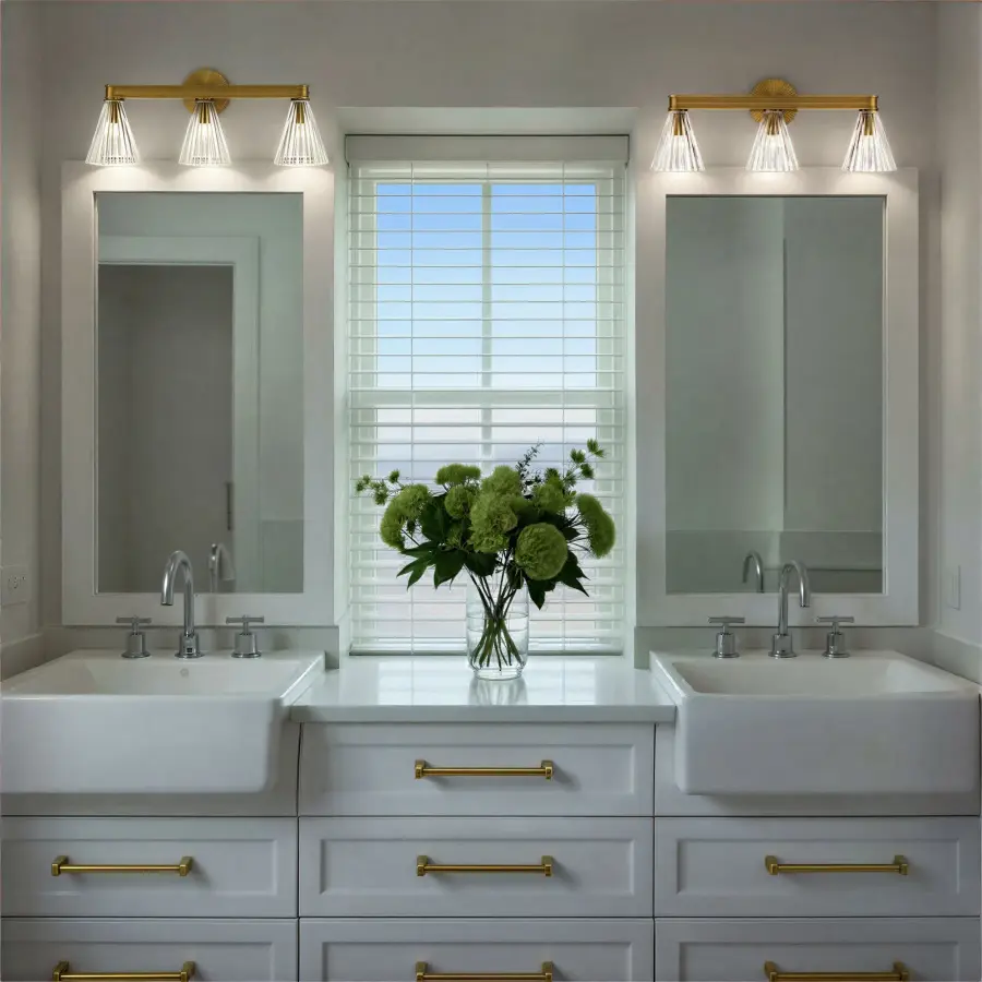 Lotus 23.5" Bathroom Vanity Light in Luxe Gold - Image 6