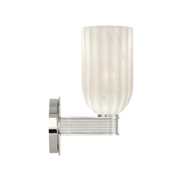 Lotus 5" Ribbed Glass Sconce in Luxe Gold - Image 12