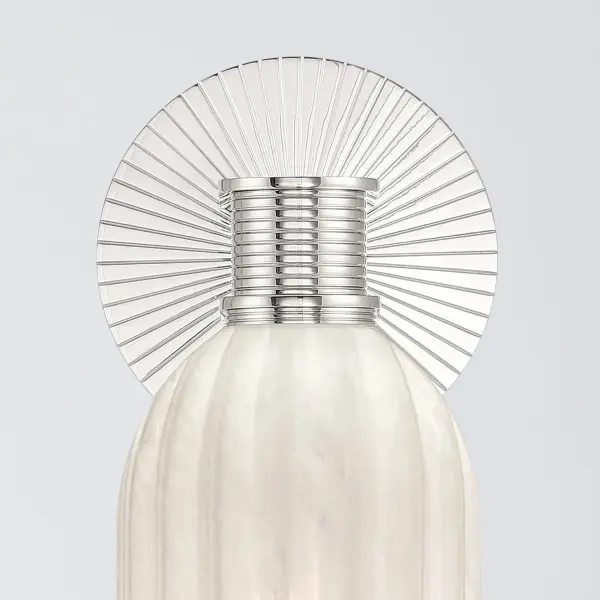Lotus 5" Ribbed Glass Sconce in Luxe Gold - Image 13