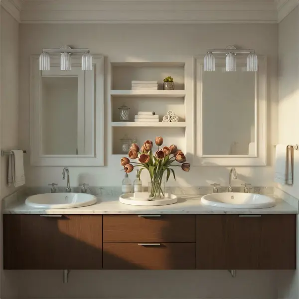 Lotus 22.75" Bathroom Vanity Light in Luxe Gold - Image 14