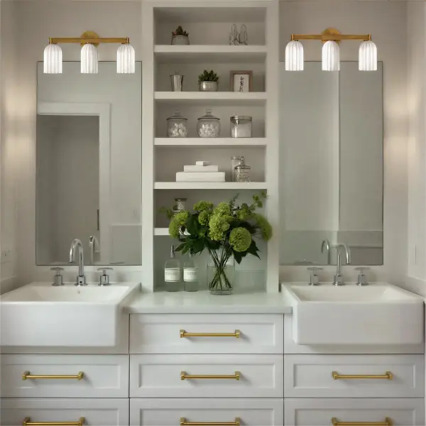 Lotus 22.75" Bathroom Vanity Light in Luxe Gold - Image 6