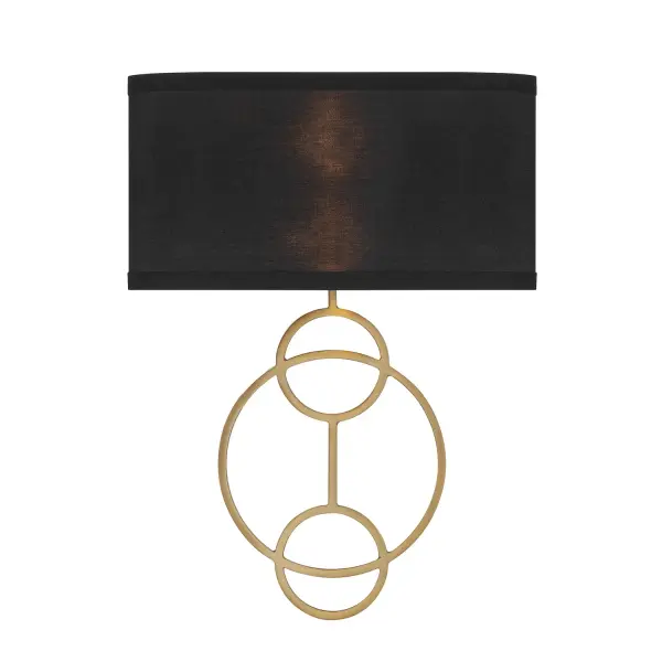 Laurel 10" Sconce in Vibrant Gold - Image 1