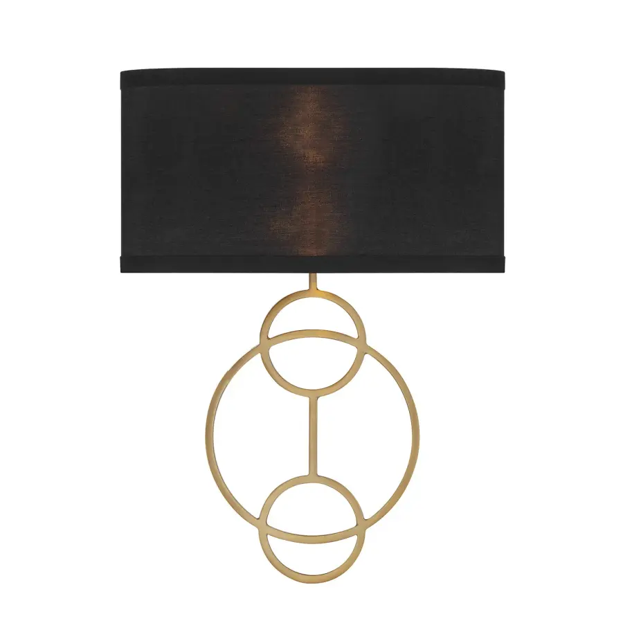 Laurel 10" Sconce in Vibrant Gold - Image 1