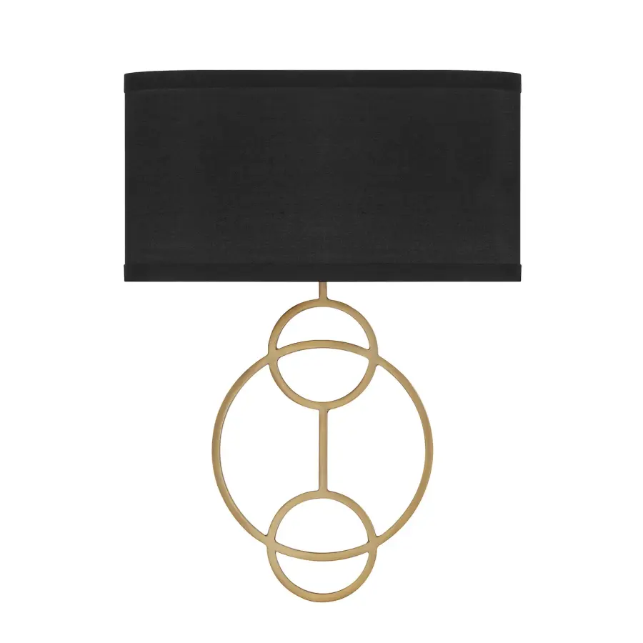 Laurel 10" Sconce in Vibrant Gold - Image 2