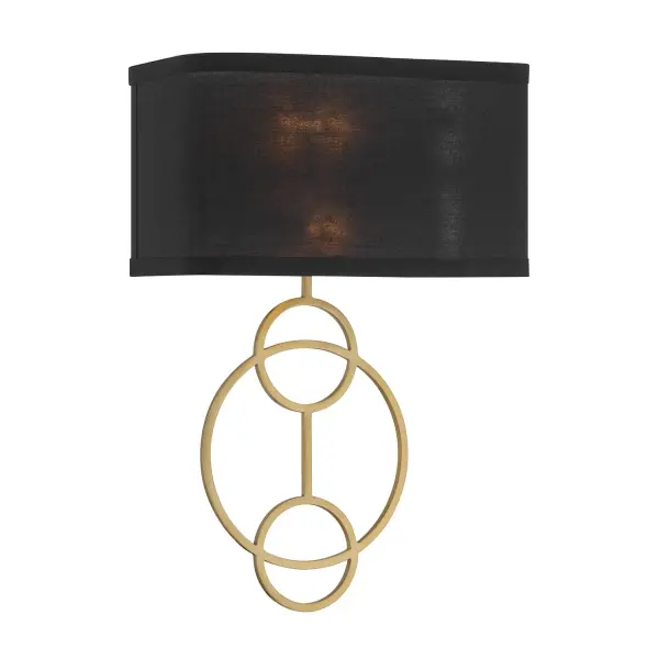 Laurel 10" Sconce in Vibrant Gold - Image 3