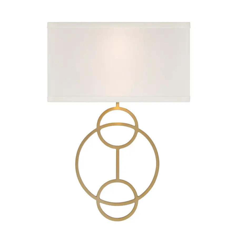 Laurel 10" Sconce in Vibrant Gold - Image 8