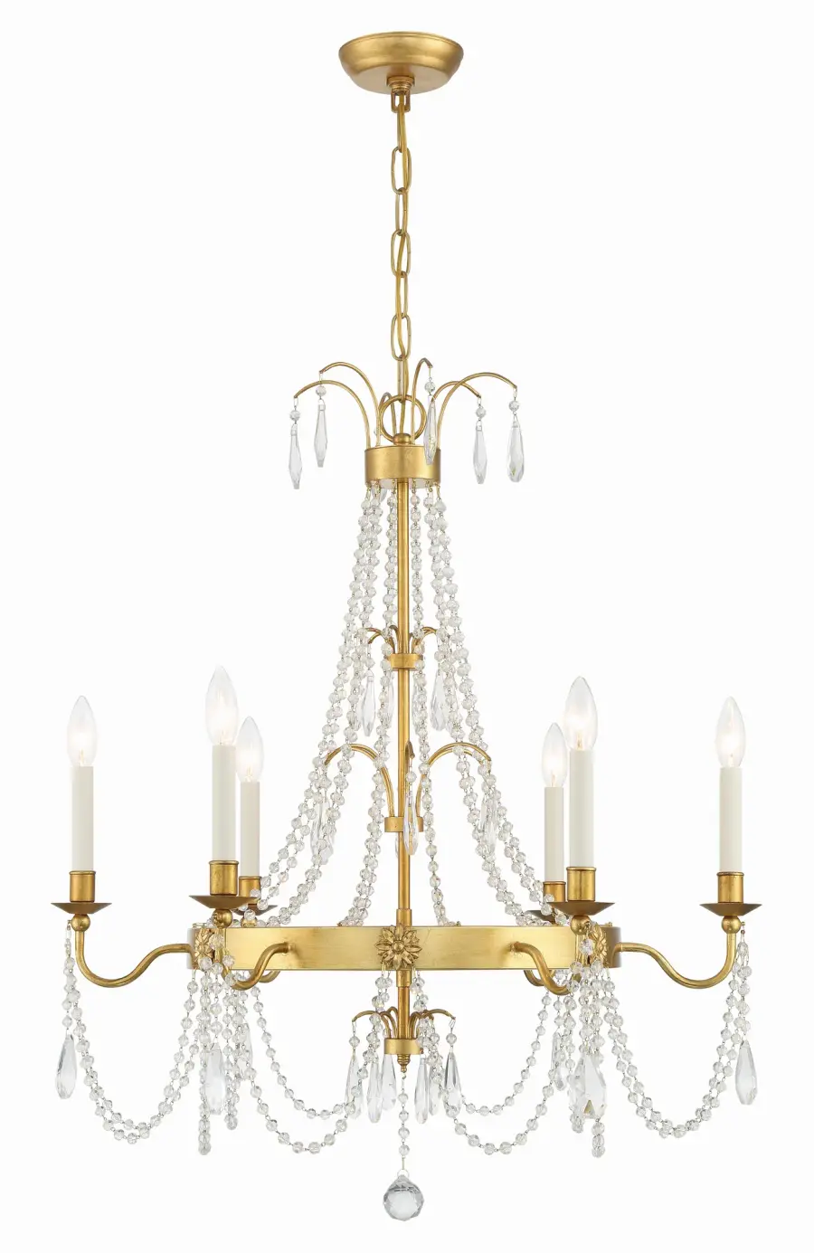 Maizey 28" Crystal Chandelier - Image 1