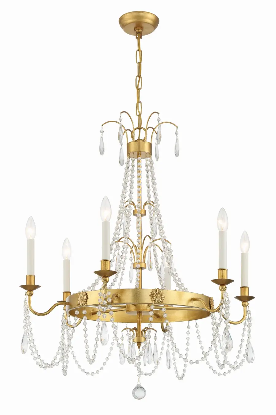 Maizey 28" Crystal Chandelier - Image 2