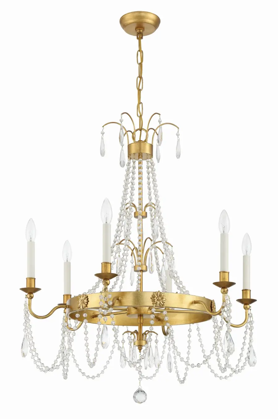 Maizey 28" Crystal Chandelier - Image 3