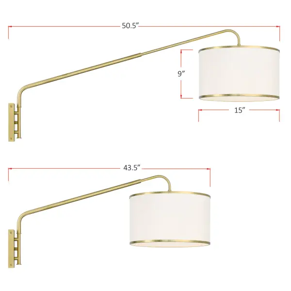 Mallory 15" Adjustable Task Sconce - Image 17