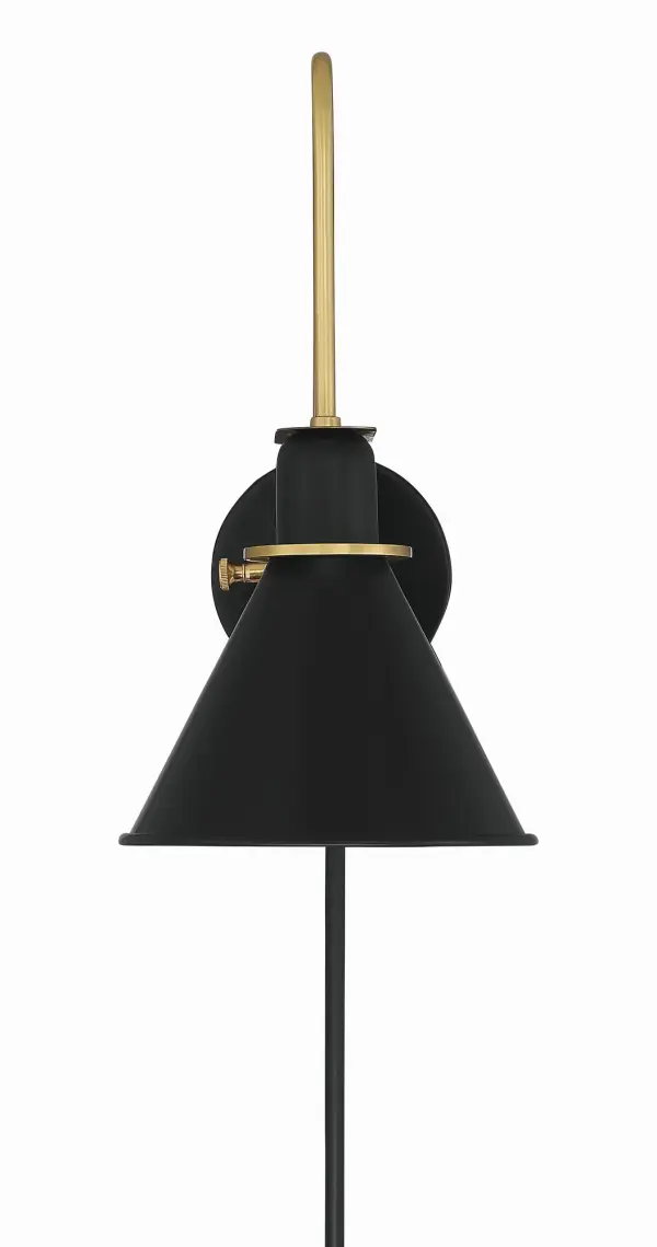 Medford 7" Task Sconce in Matte Black - Image 2