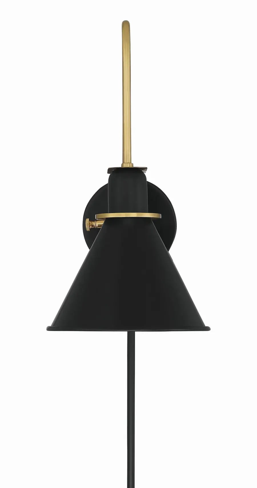 Medford 7" Task Sconce in Matte Black - Image 2
