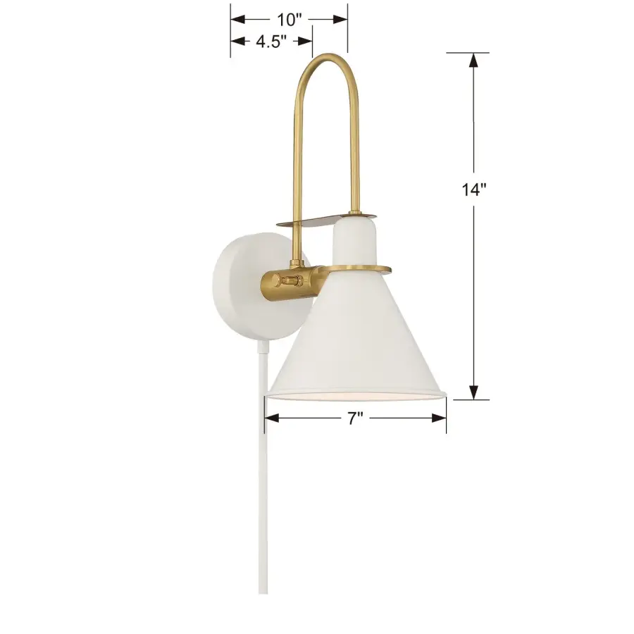 Medford 7" Task Sconce in Matte Black - Image 14