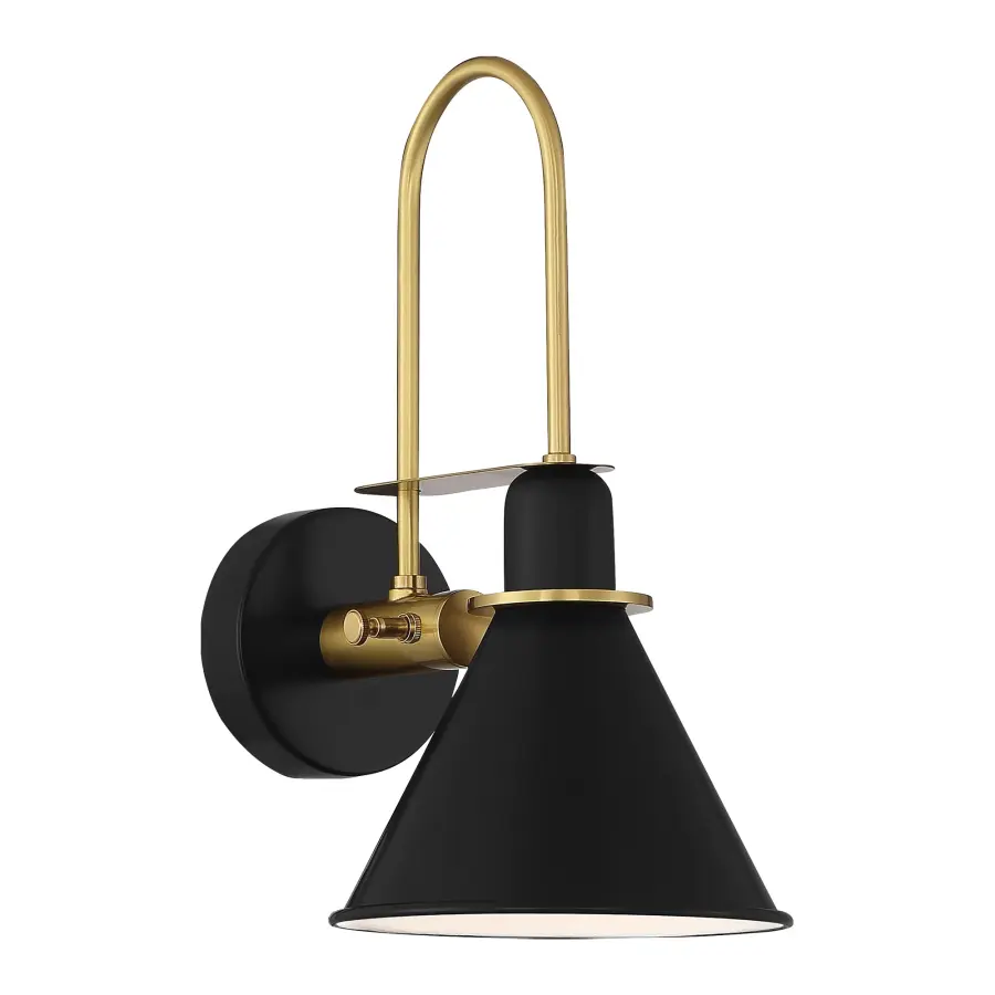 Medford 7" Task Sconce in Matte Black - Image 4