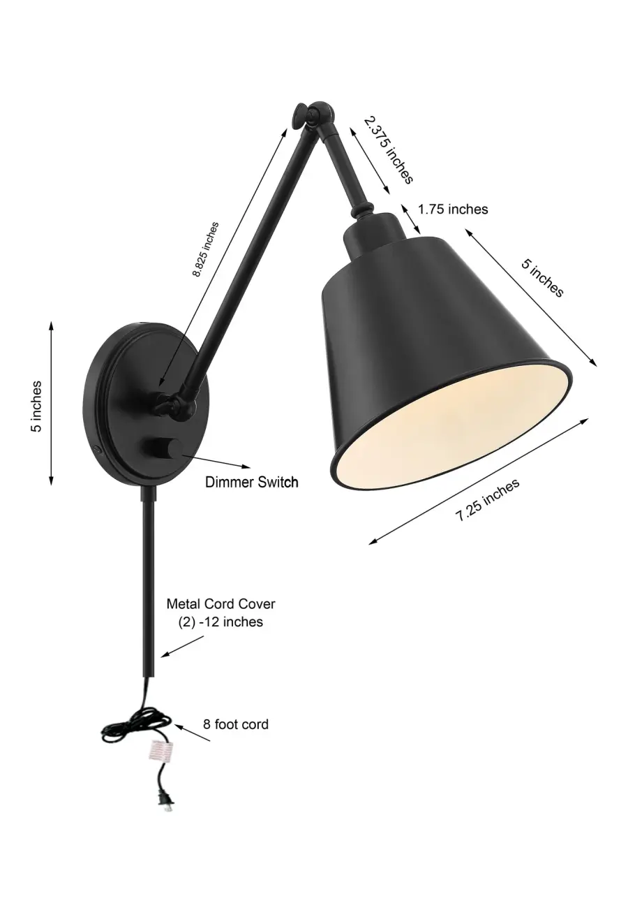 Mitchell 7.25" Task Sconce - Image 11