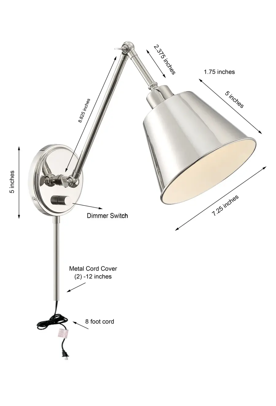 Mitchell 7.25" Task Sconce - Image 17