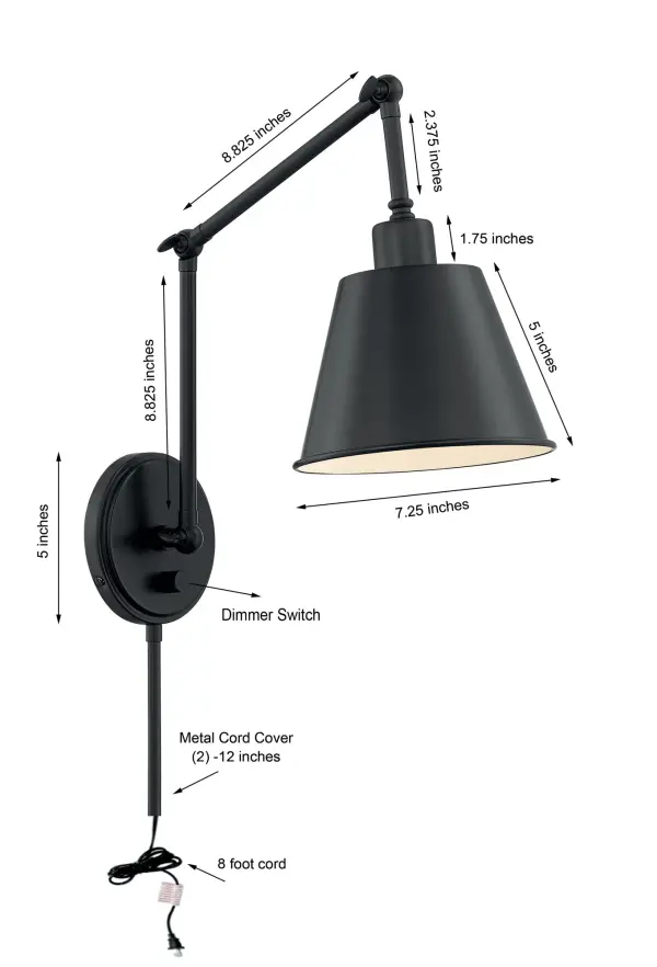 Mitchell 7.25" Task Sconce - Image 15