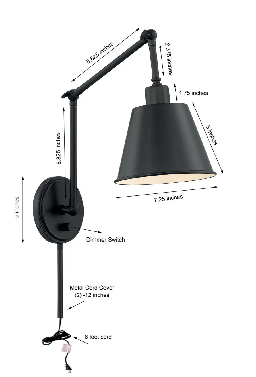 Mitchell 7.25" Task Sconce - Image 15