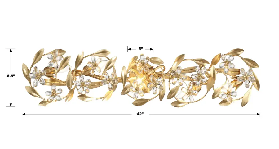 Marselle 42" Bathroom Vanity Light - Image 5