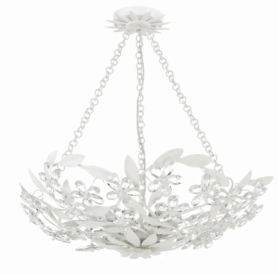 Marselle 24" Semi Flush Mount in Antique Gold - Image 11