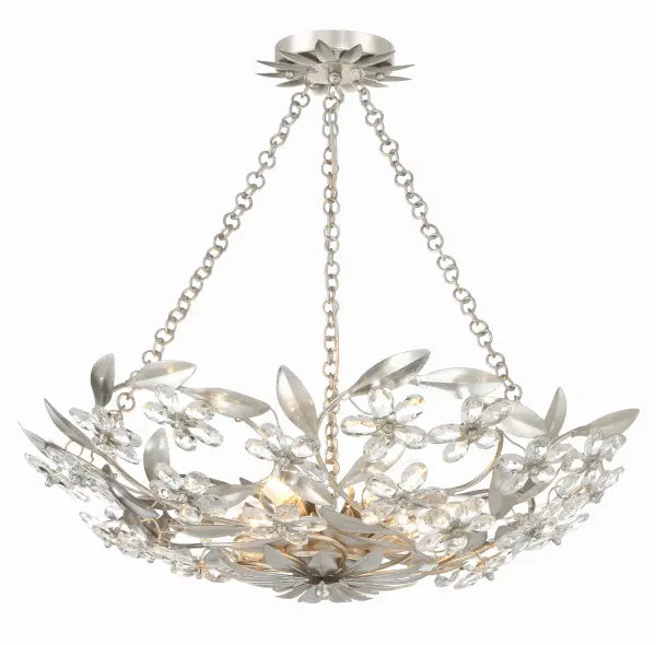 Marselle 24" Semi Flush Mount in Antique Gold - Image 18