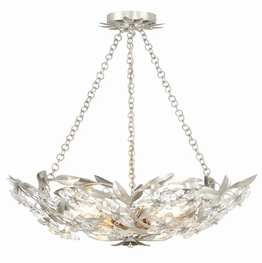 Marselle 24" Semi Flush Mount in Antique Gold - Image 20