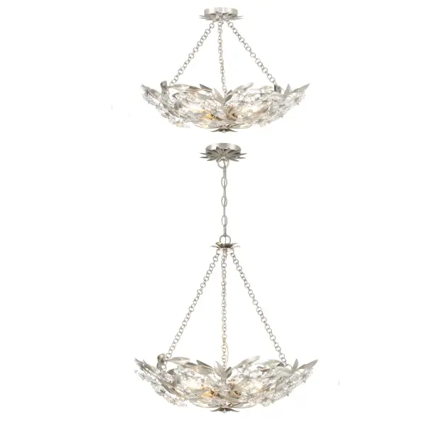 Marselle 24" Semi Flush Mount in Antique Gold - Image 21