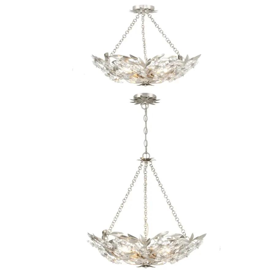 Marselle 24" Semi Flush Mount in Antique Gold - Image 21