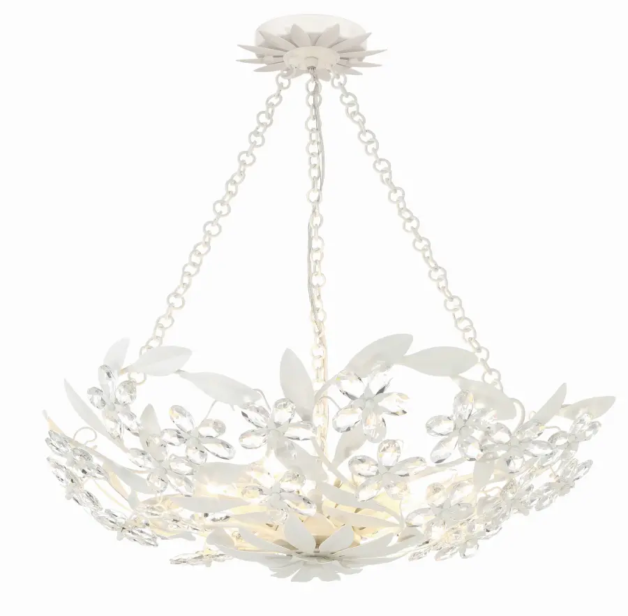 Marselle 24" Semi Flush Mount in Antique Gold - Image 10