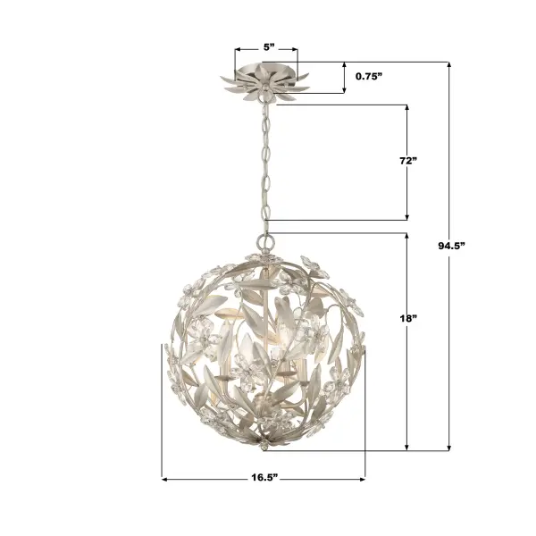 Marselle 16.5" Crystal Chandelier - Image 23