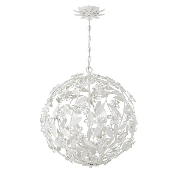 Marselle 22" Crystal Chandelier in Antique Gold - Image 11