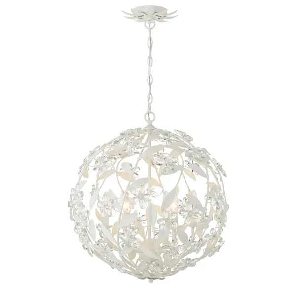 Marselle 22" Crystal Chandelier in Antique Gold - Image 12