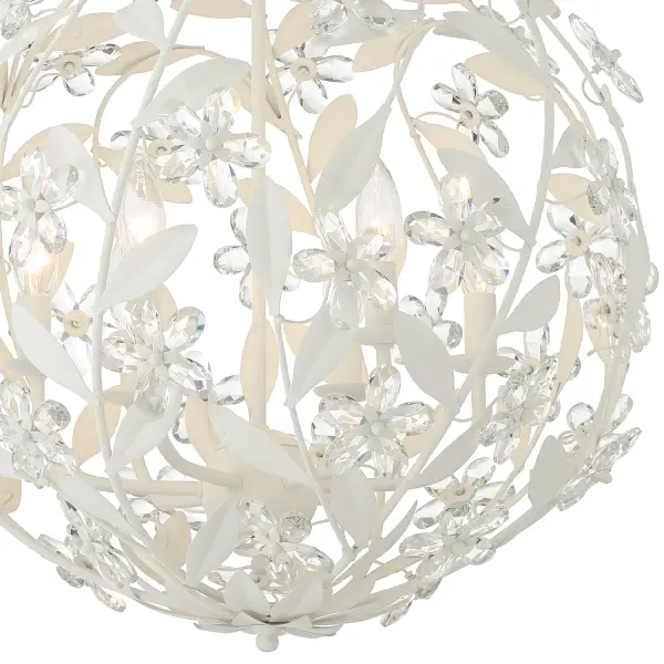 Marselle 22" Crystal Chandelier in Antique Gold - Image 14