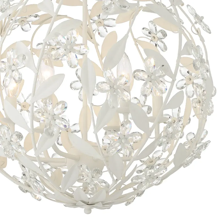 Marselle 22" Crystal Chandelier in Antique Gold - Image 14