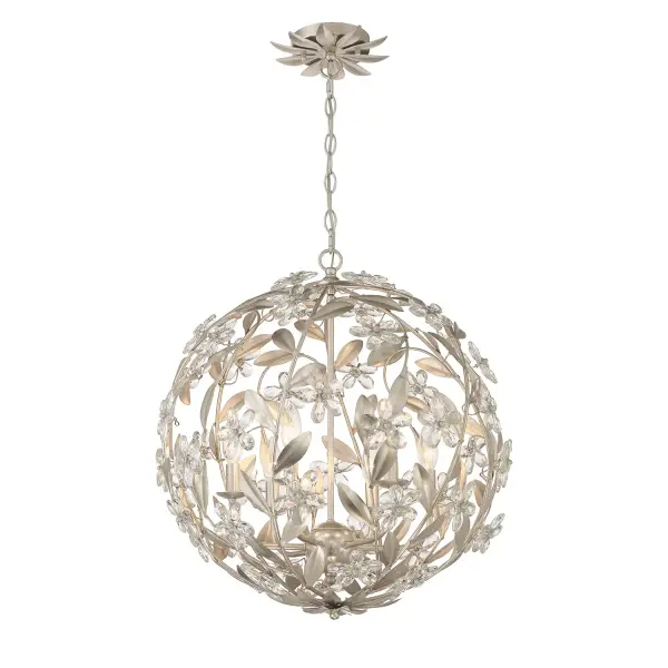 Marselle 22" Crystal Chandelier in Antique Gold - Image 19