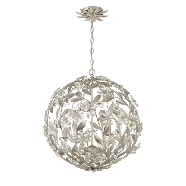 Marselle 22" Crystal Chandelier in Antique Gold - Image 20