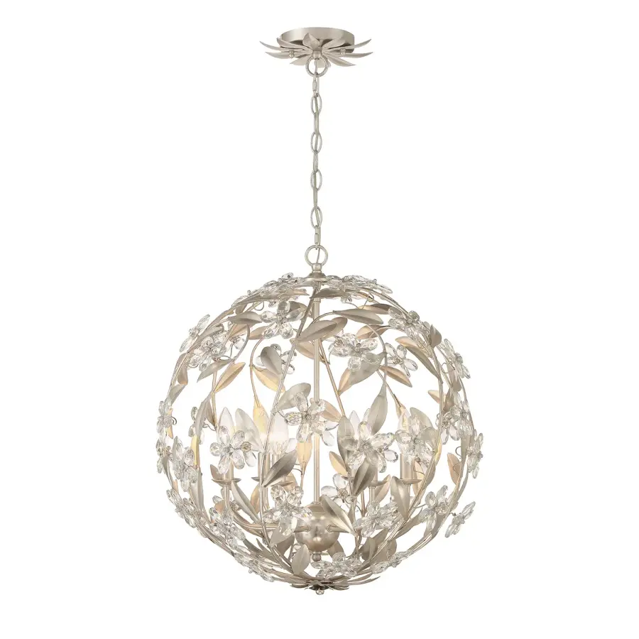 Marselle 22" Crystal Chandelier in Antique Gold - Image 21