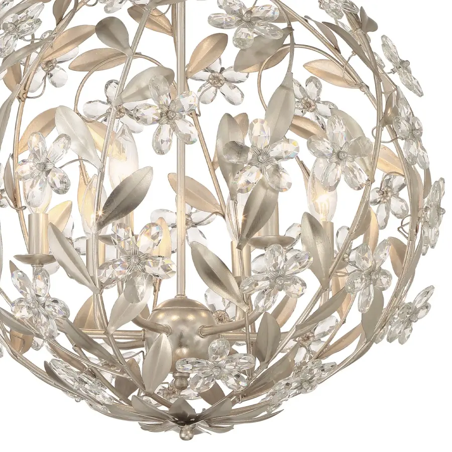 Marselle 22" Crystal Chandelier in Antique Gold - Image 23