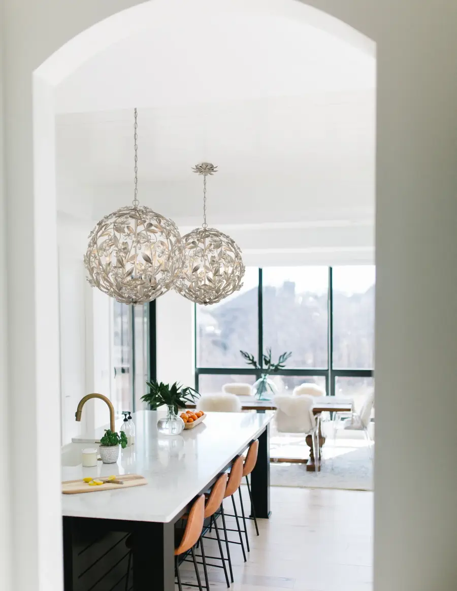 Marselle 22" Crystal Chandelier in Antique Gold - Image 24