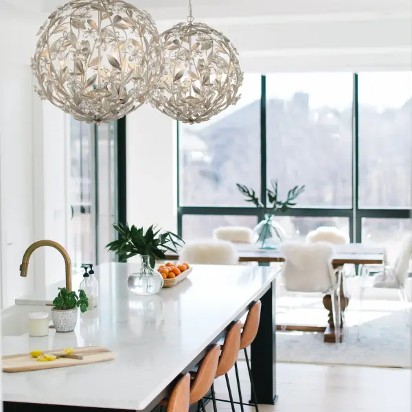 Marselle 22" Crystal Chandelier in Antique Gold - Image 25