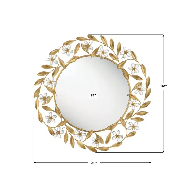 Marselle 30" Crystal Mirror - Image 7