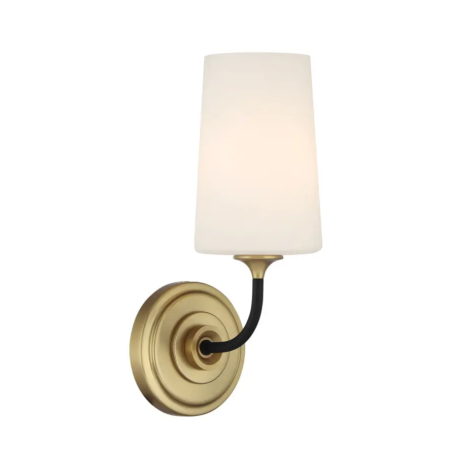 Elegant Farmhouse Sconce with Industrial Flair - Image 1